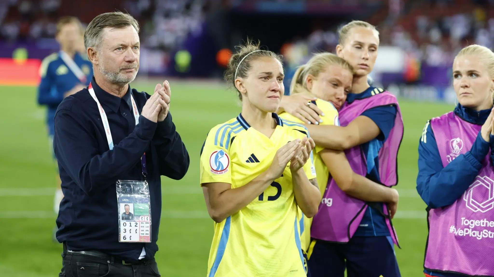 FOTBOLLS-EM 2025 KVARTSFINAL SVERIGE-ENGLAND