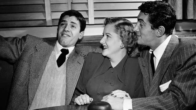 Kvinnan mellan Jerry Lewis och Dean Martin gjorde orginalet till en av Lill Lindfors mest klassiska låtar, ser du vem det är? 