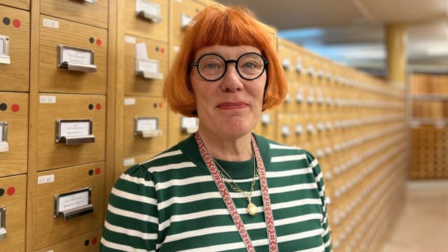  Anette Torensjö, chef för avdelningen för arkiv och forskning på ISOF, Institutet för språk och folkminnen.