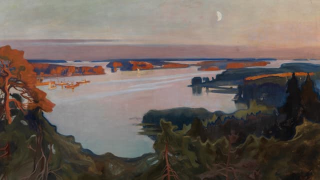 Vy över Haikko av Albert Edelfelt
