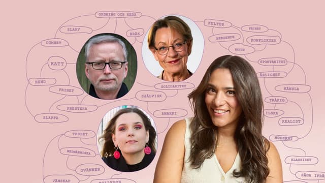 Farah och panelen med Dick Harrison, Charlotta Björck och Gudrun Schyman,  löser lyssnarnas dilemman.