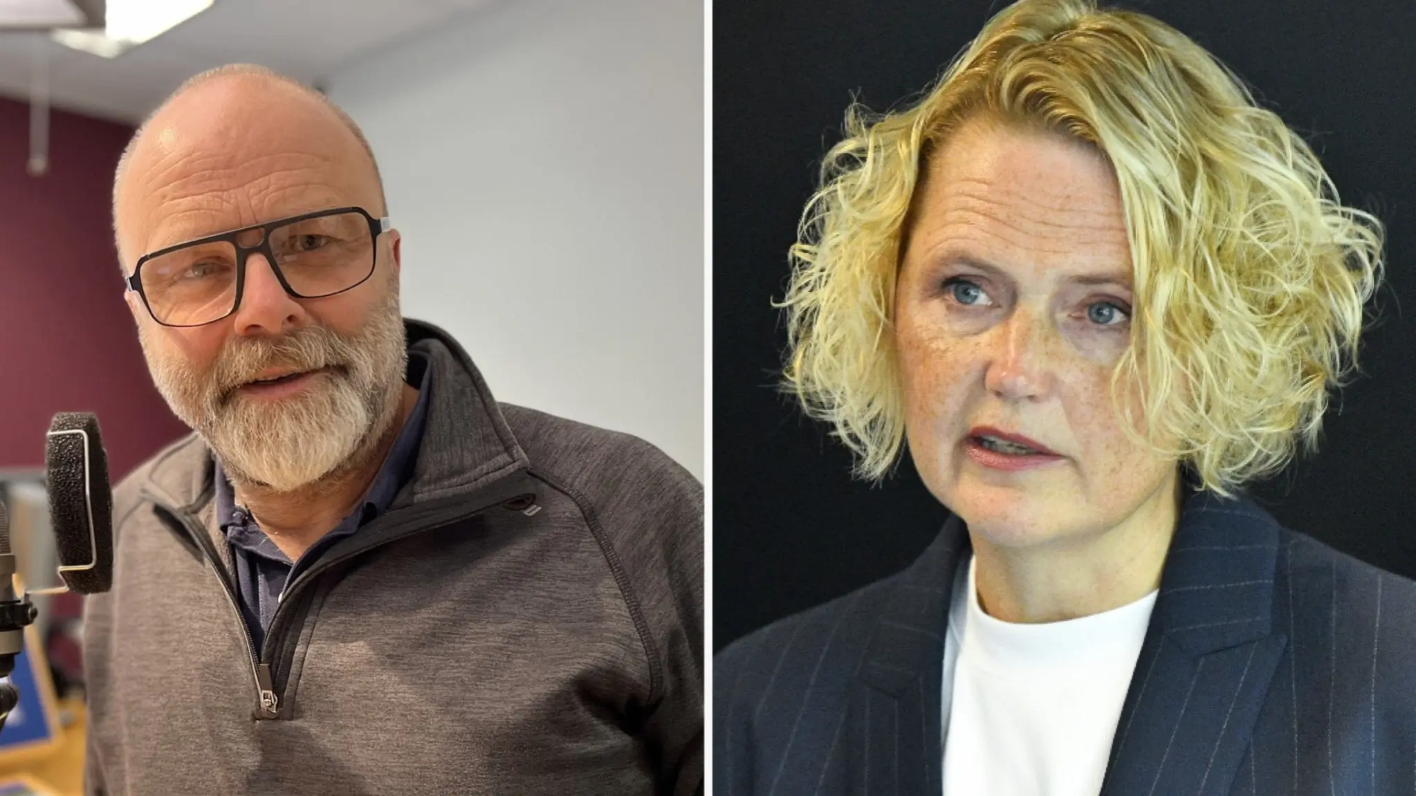 Dan Segersson och Anna-Karin Hatt i en delad bild.