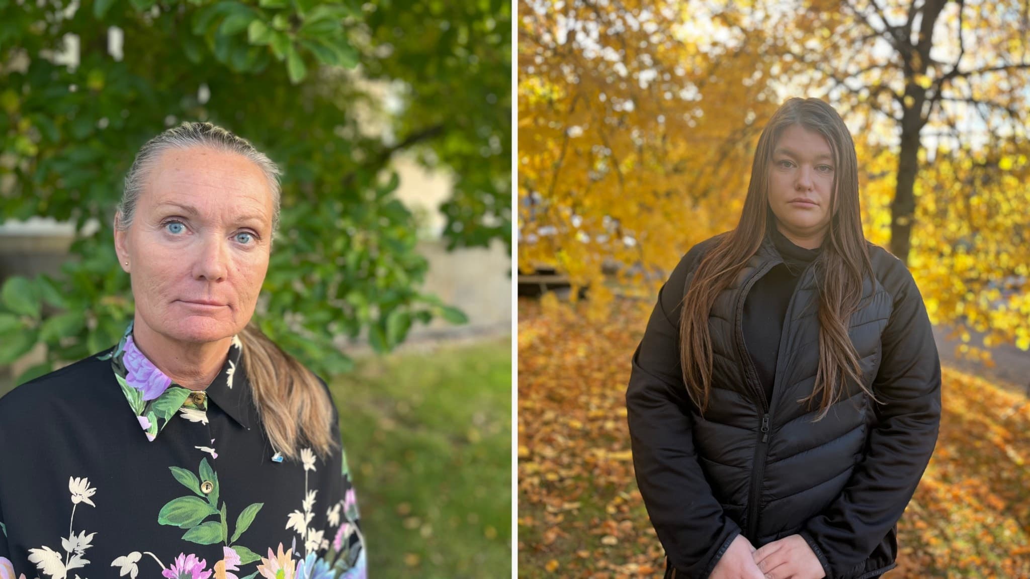 Bild på två kvinnor i Hammrö kommun