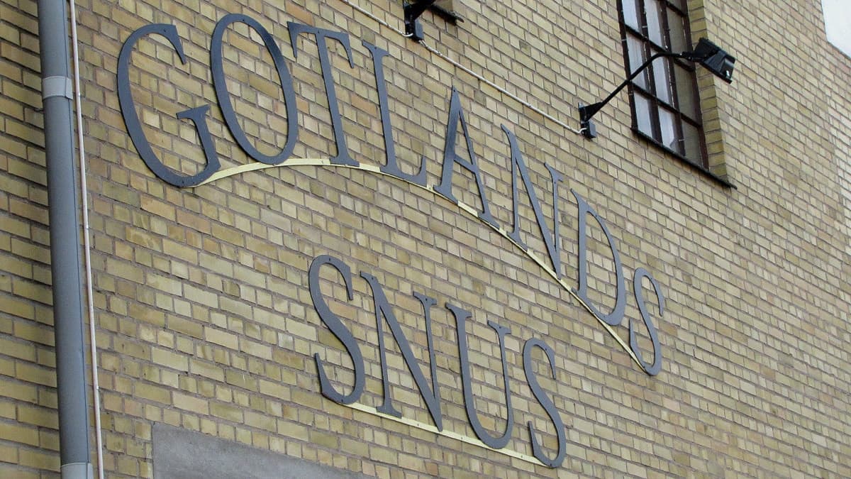 Gotlands snus i Roma. Foto: Lasse Ahnell/SR Gotland